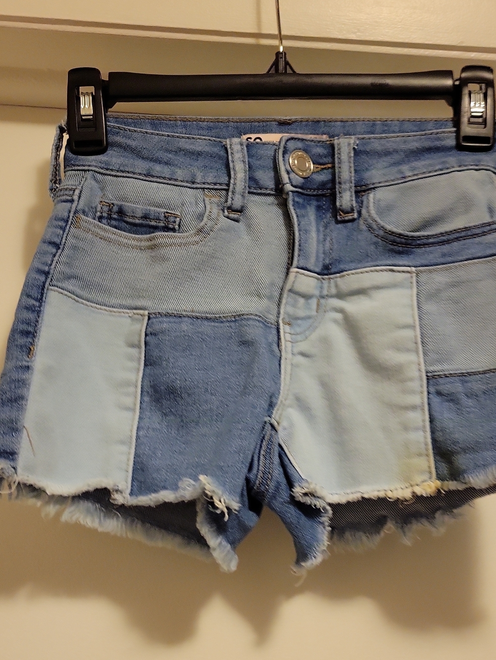 SO High Rise Patchwork Shorts - Picture 5 of 12